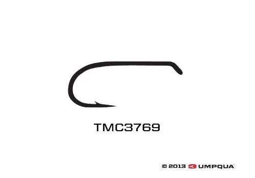 TMC 3769 Standard Length Nymph & Wet Fly Hook by Tiemco