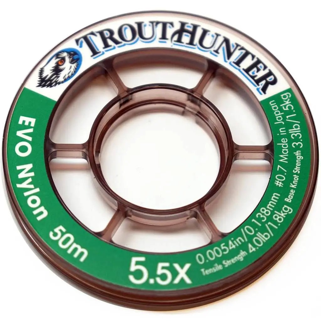 Trout Hunter Evo Nylon Tippet Material by Trout Hunter