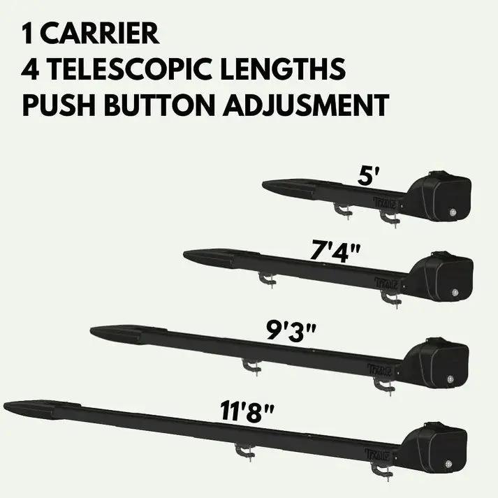 Trxstle Crc Euro Fly Rod Carrier V3.0 - Adjustable (11'6") by Trxstle