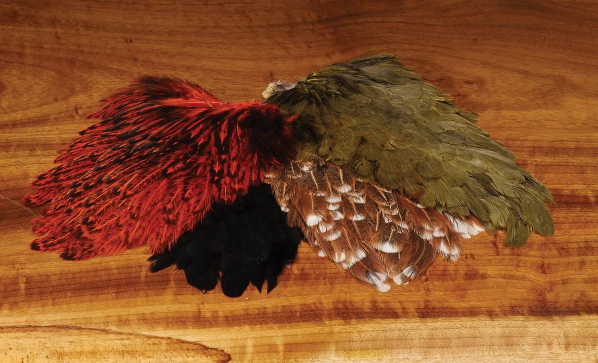 Wapsi - Soft Hackle Hen Saddle Patch - Feather Craft Fly Fishing