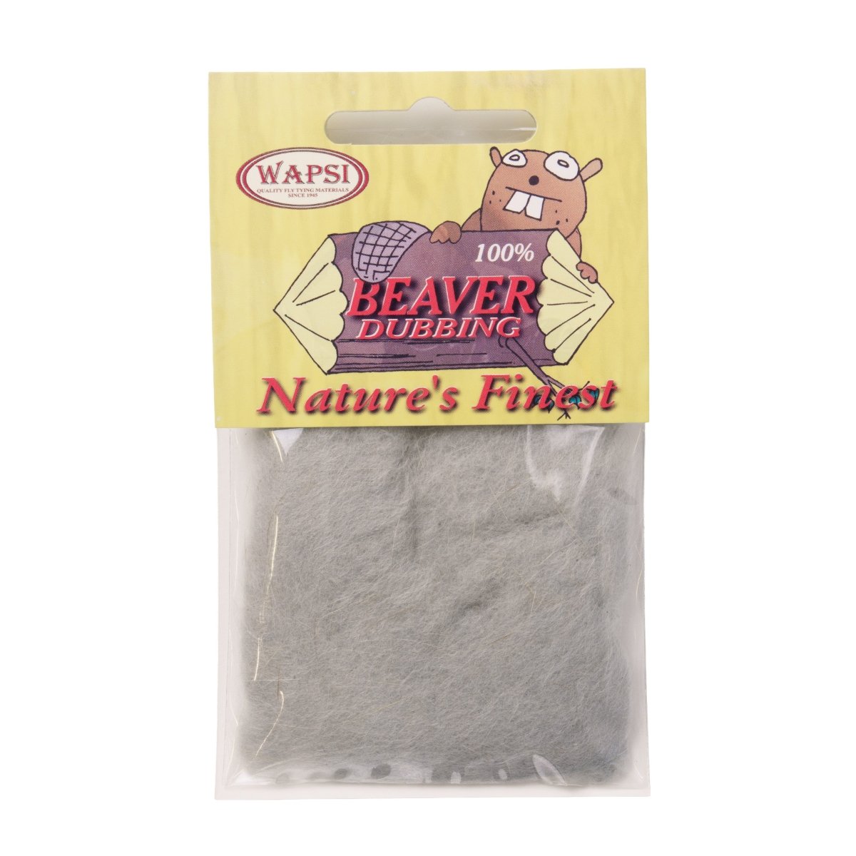 Wapsi - Wapsi 100% Beaver Belly Dubbing - Feather Craft Fly Fishing