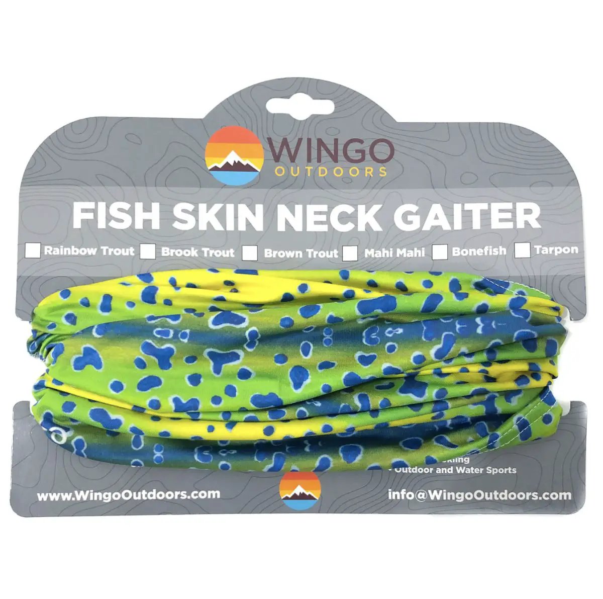 Wingo Fish Skin Neck Gaiter by Wingo
