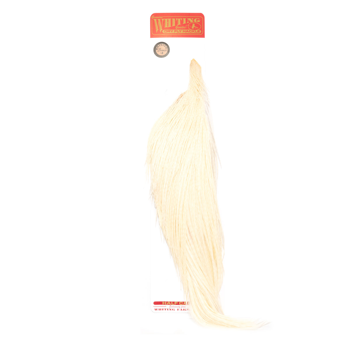 Whiting White Half Cape - Bronze Grade – Feather Craft Fly Fishing