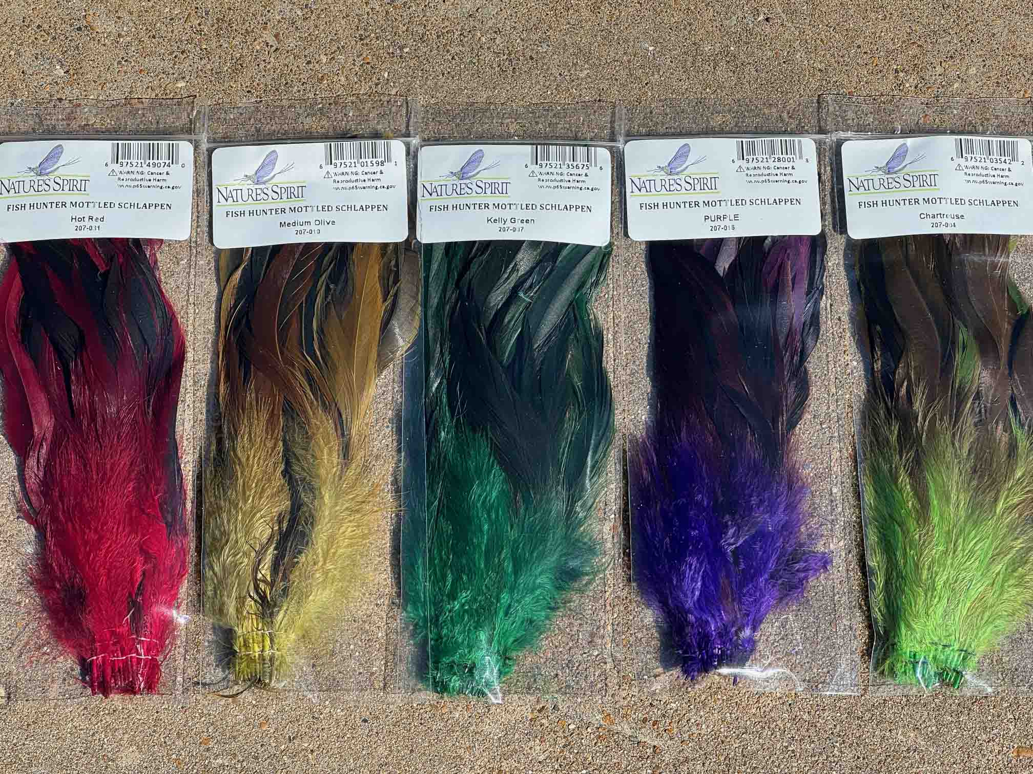 Fish Hunter Mottled Schlappen - Feather Craft Fly Fishing