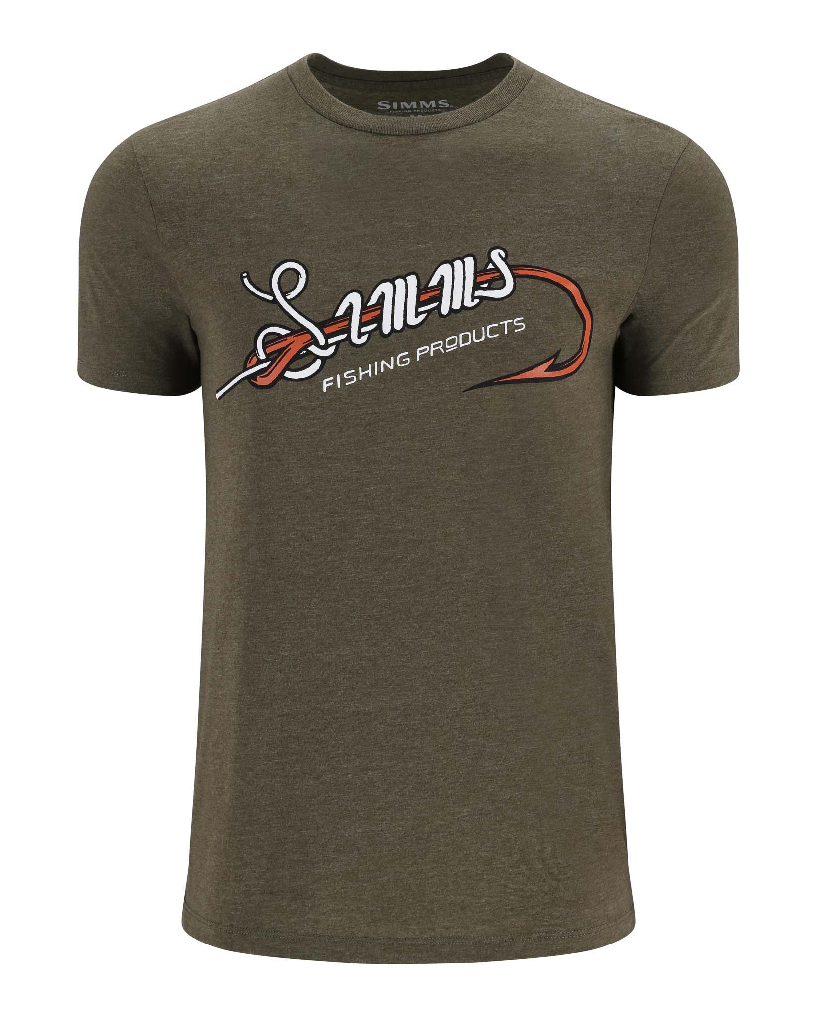 Simms Hook & Loop Logo T-Shirt - Feather Craft Fly Fishing