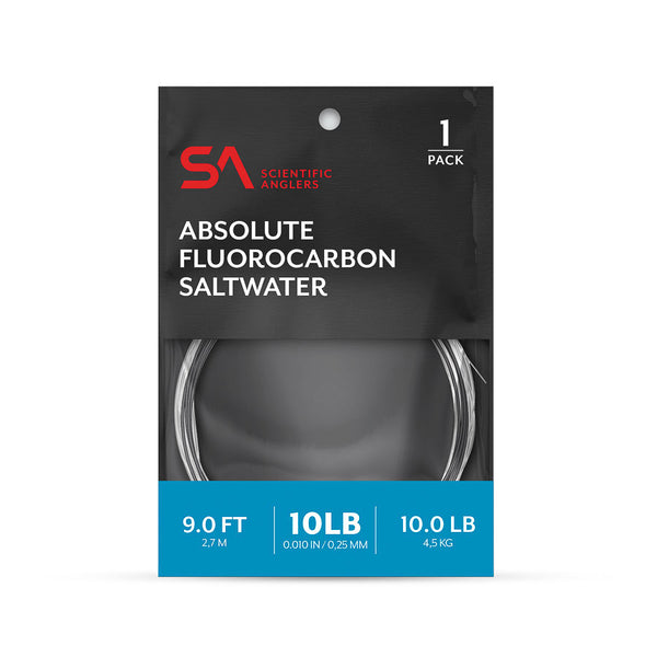 Scientific Anglers Absolute 9-Foot Fluorocarbon Saltwater Leader