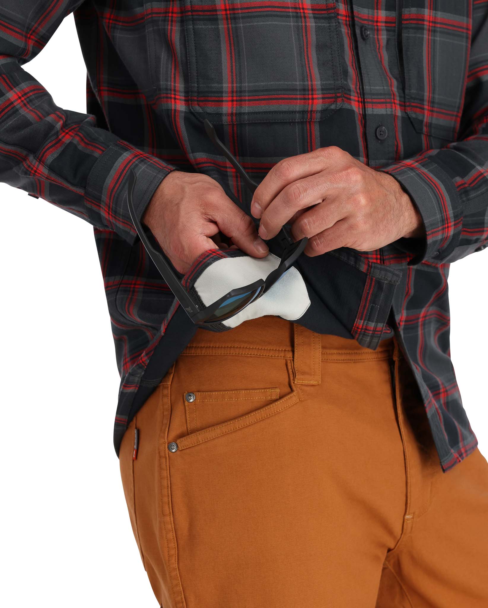 Simms Guide Flannel Shirt - Feather Craft Fly Fishing