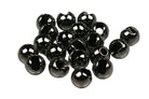 Black Slotted Tungsten Beads
