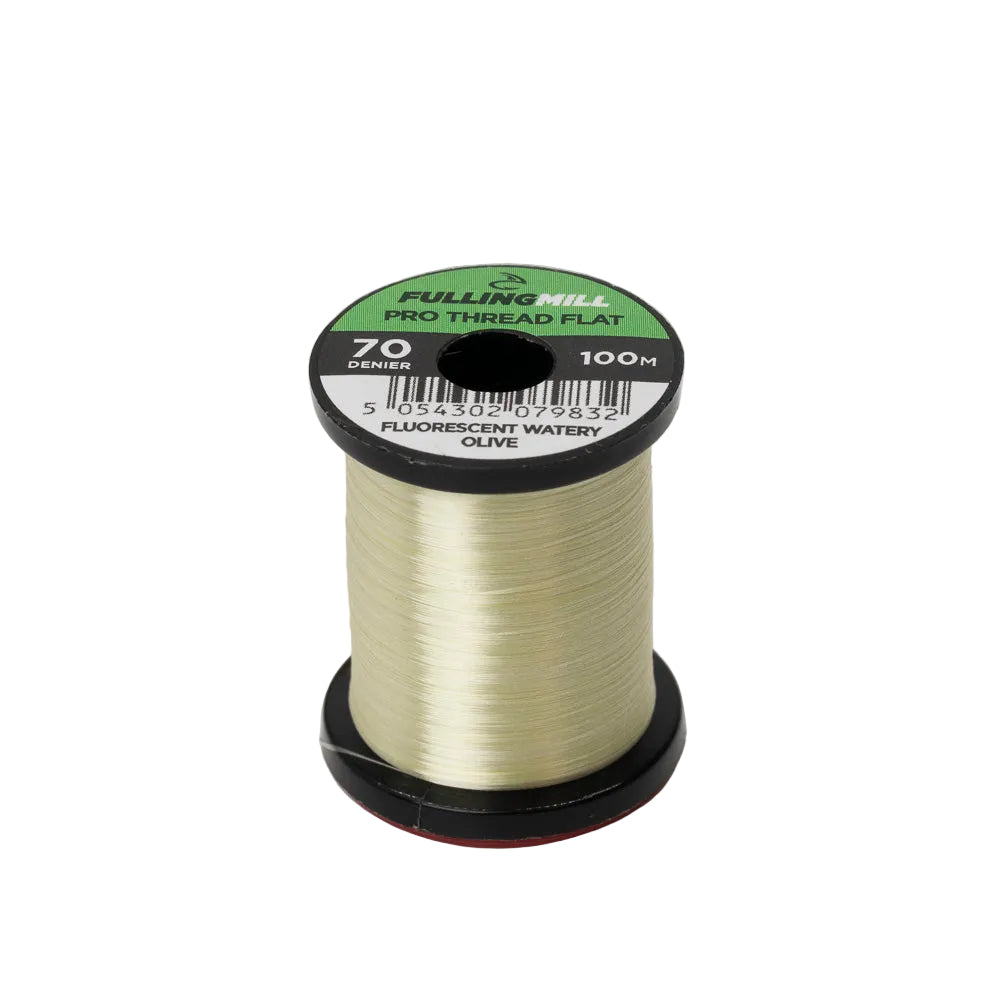 Fulling Mill Pro Thread Flat 70 Denier Fluorescent Watery Olive