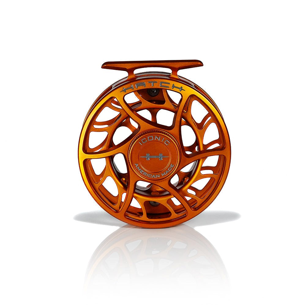 Hatch Iconic Campfire Orange Large Arbor Fly Reel – Feather Craft