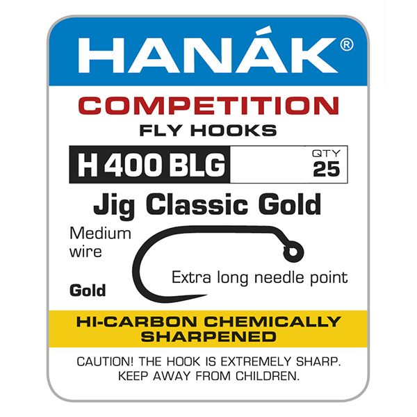 Hanak H 400BLG Classic Jig Hook - Gold by Hanak