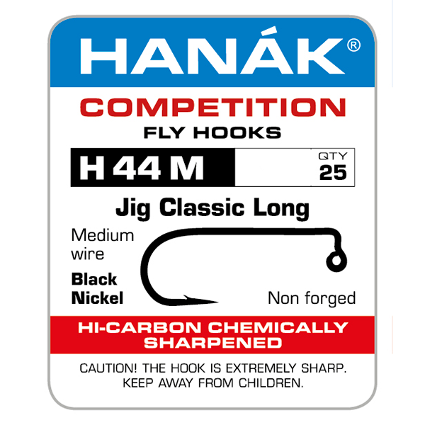 Hanak H 44M Jig Classic Long Barbed Hook by Hanak
