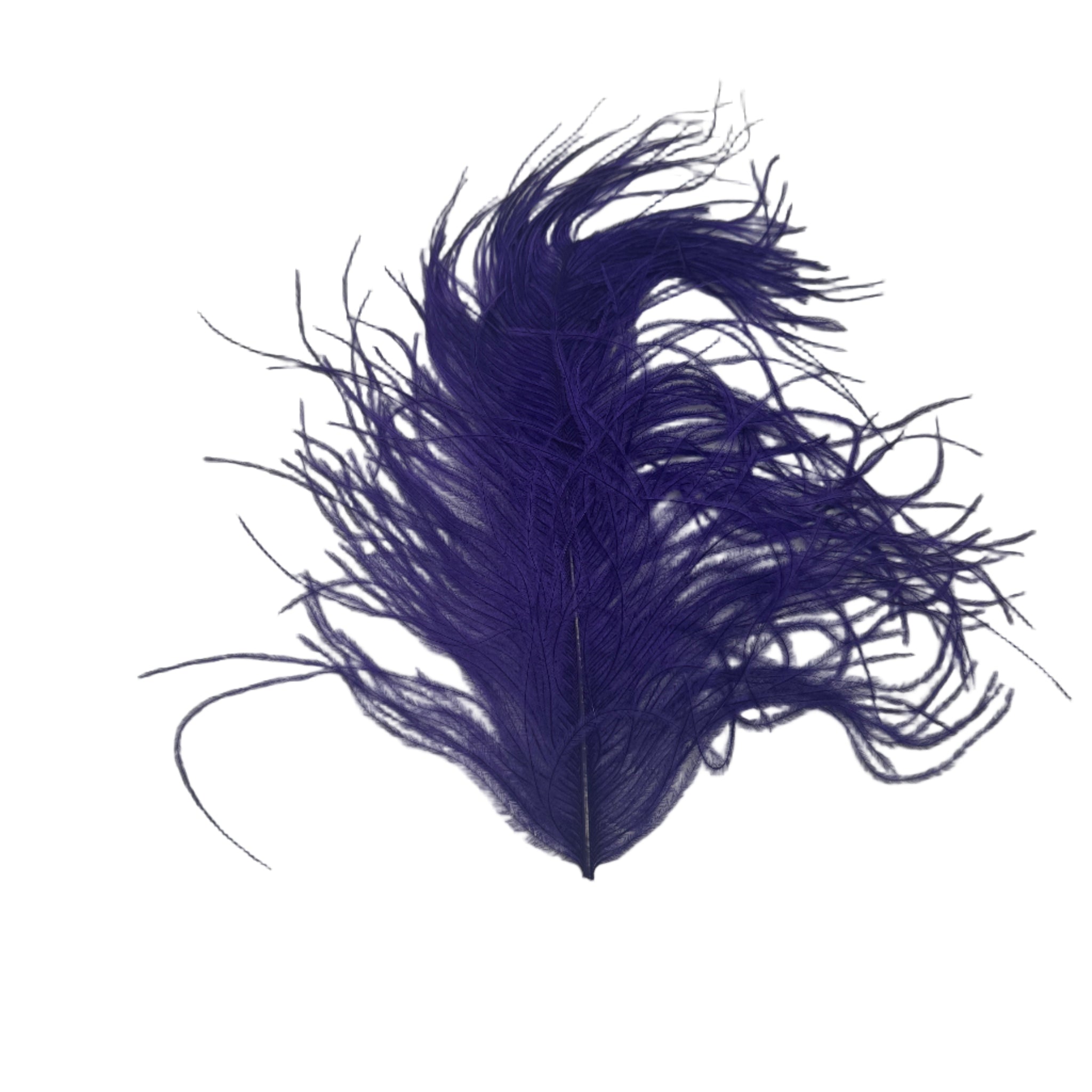 Purple Large Ostrich Plume for Fly_Tying