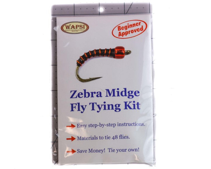 Zebra Midge Fly Tying Kit - Feather Craft Fly Fishing