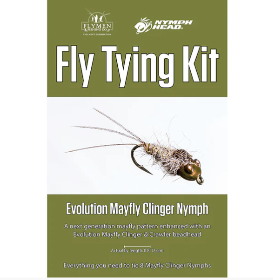 Flymen Evolution Clinger Nymph Fly Tying Kit - Feather Craft Fly Fishing