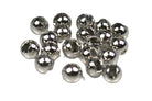 Silver Slotted Tungsten Beads