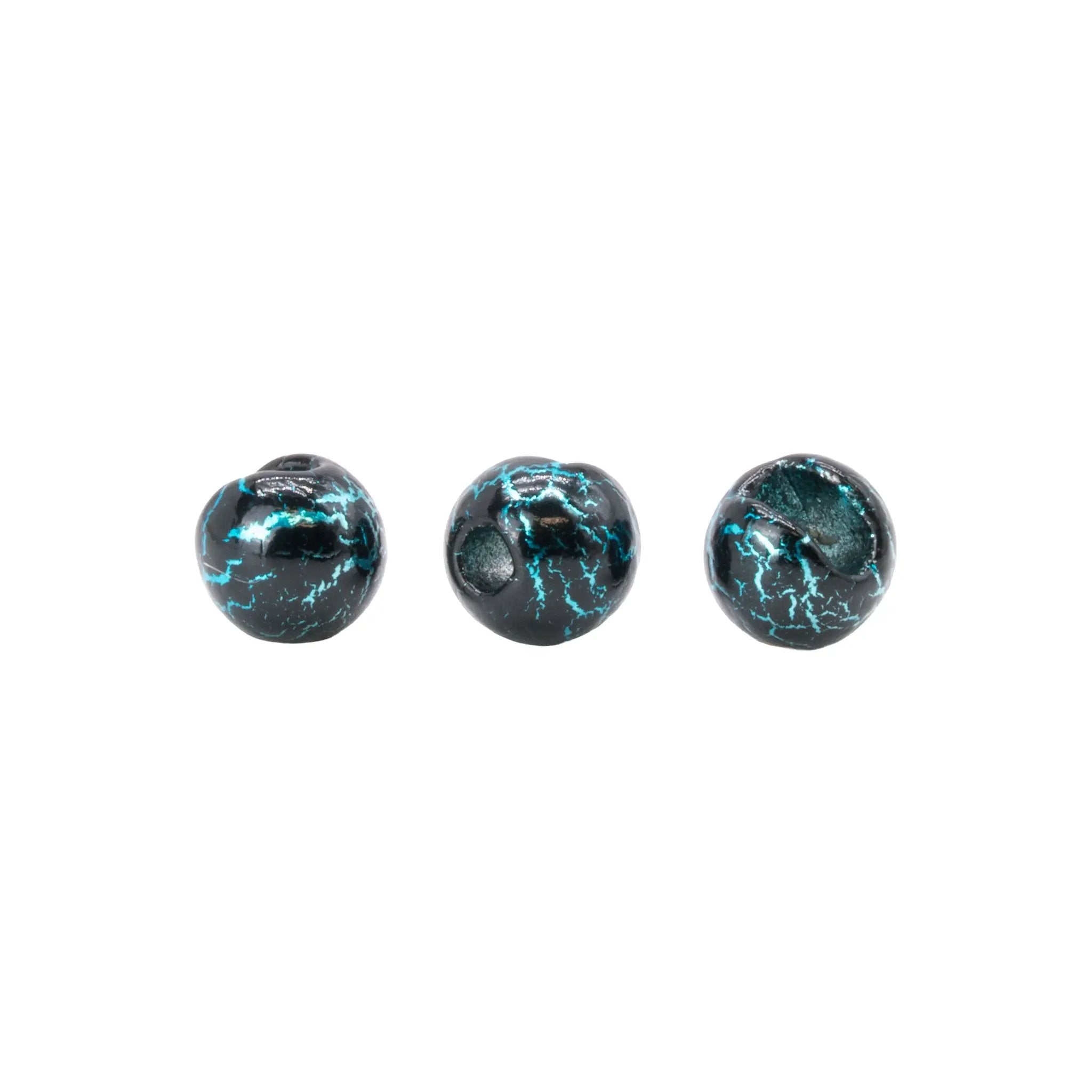 Crackle Slotted Tungsten Beads by Hareline Dubbin