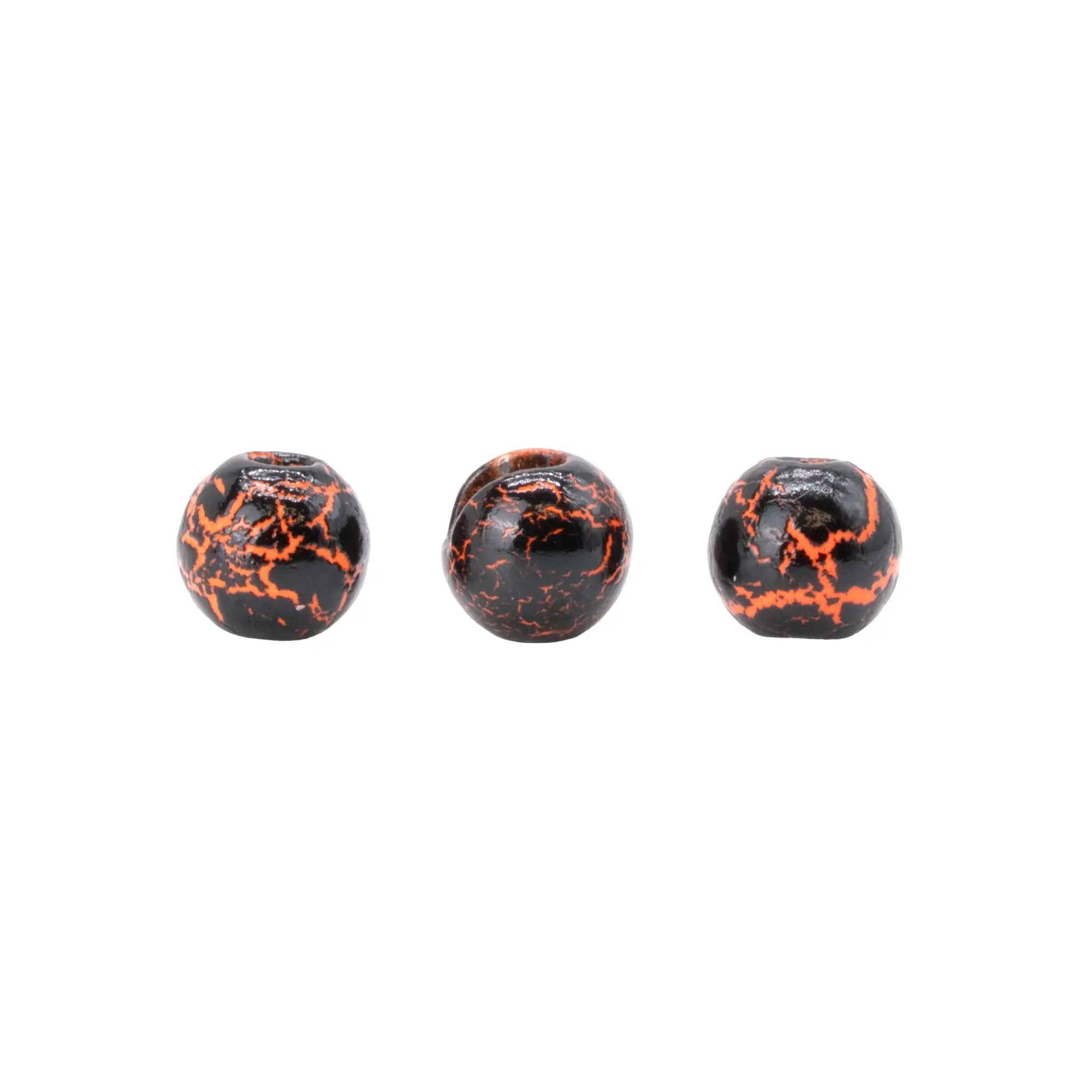 Crackle Slotted Tungsten Beads by Hareline Dubbin