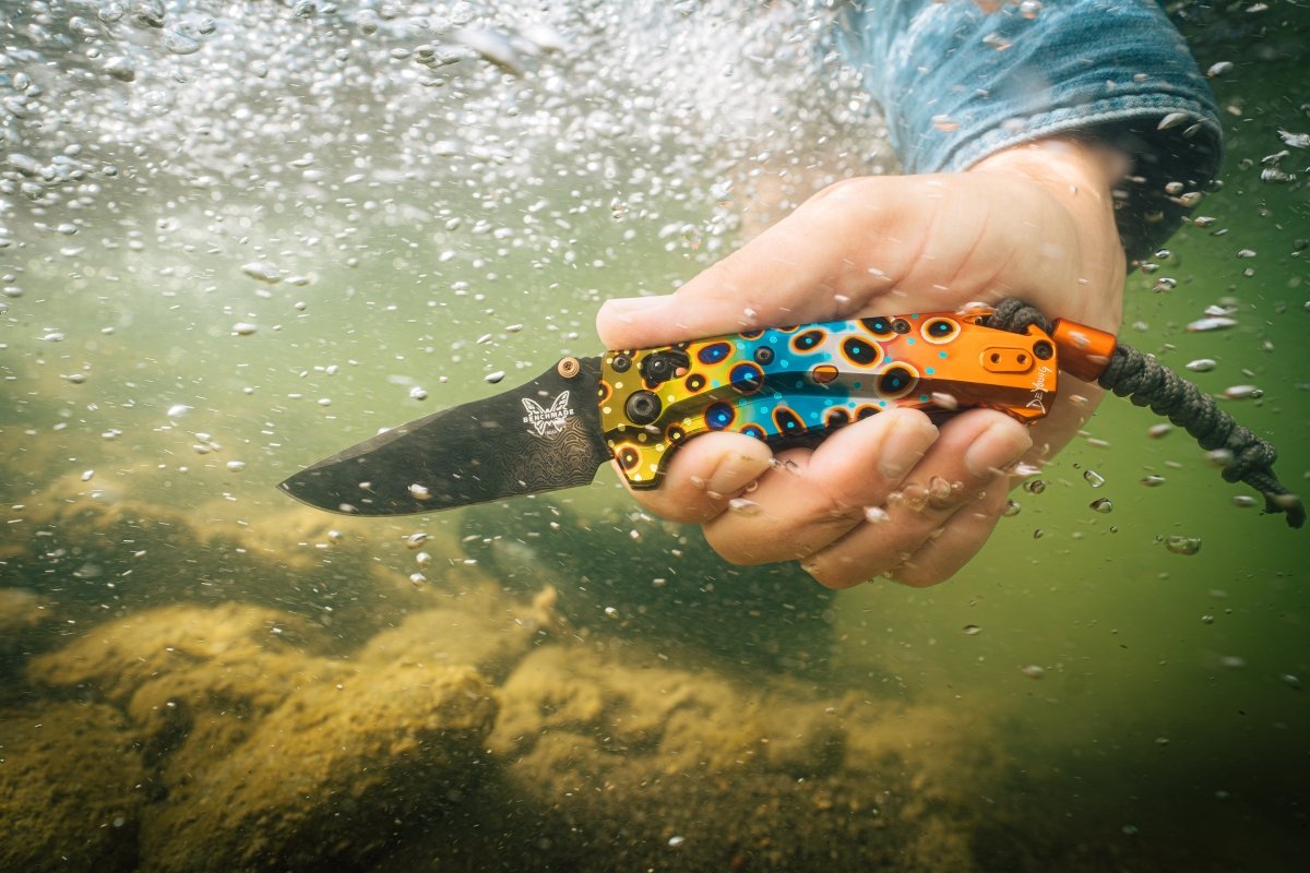 Abel - Benchmade X Abel Mini Adira - DeYoung Brown Flank Edition - Feather Craft Fly Fishing
