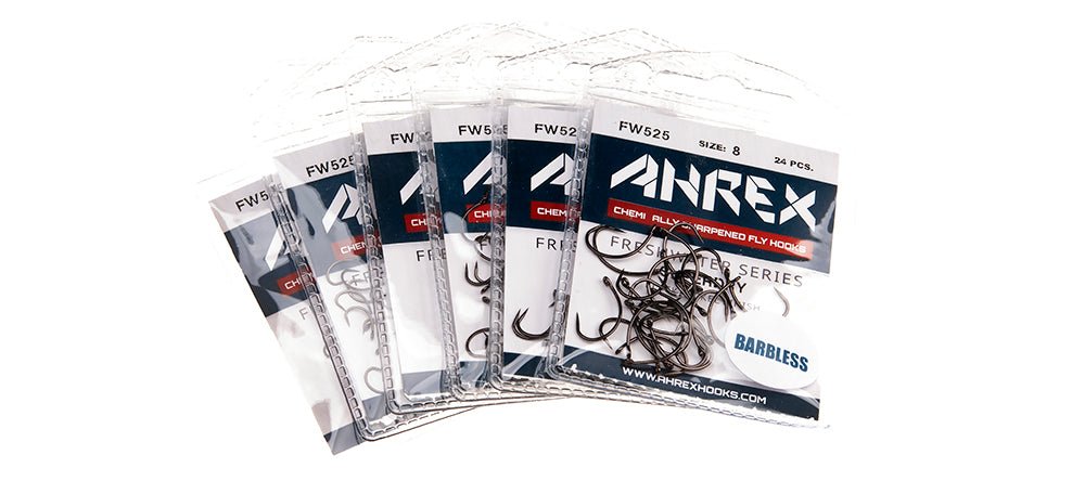Ahrex - Ahrex FW525 Freshwater Superdry Barbless Hook - Feather Craft Fly Fishing