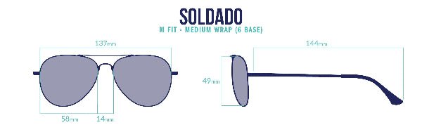 Bajio - Bajío Soldado Sunglasses - Feather Craft Fly Fishing