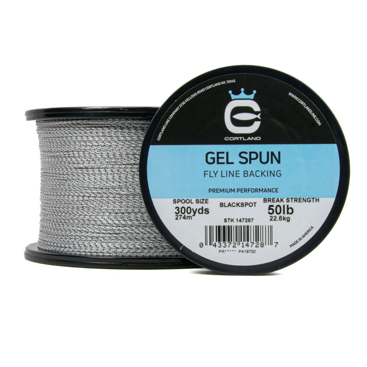Cortland Line Company - Gel Spun Fly Line Backing - Blackspot - Feather Craft Fly Fishing