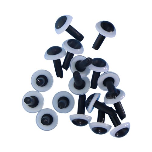 Enrico Puglisi - Enrico Puglisi Solid Plastic Eyes With Stem - Feather Craft Fly Fishing