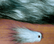 Feather Craft - Blue - Frost Fox Tail Piece - Feather Craft Fly Fishing