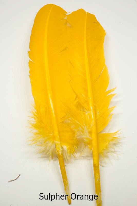 Feather Craft - Feather Craft Dyed Turkey Rounds - Feather Craft Fly Fishing
