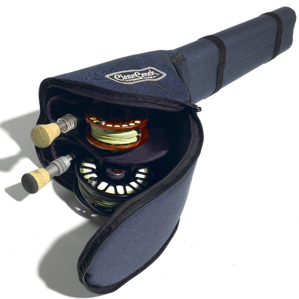 Feather Craft Premium Double 4-Piece Rod & Reel Cases  Feather Craft Fly  Fishing