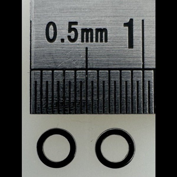 Feather Craft - Feather Craft Tiny Metal Leader Rings 3 - Feather Craft Fly Fishing