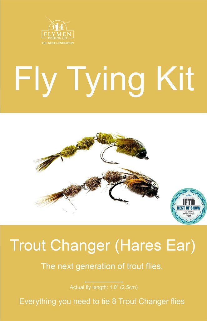 Feather Craft - Trout Changer Fly Tying Kit - Hares Ear - Feather Craft Fly Fishing