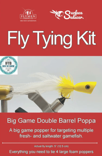 Flymen Fishing Company - Big Game Poppa Fly Tying Kit - Feather Craft Fly Fishing