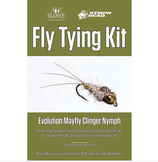 Flymen Fishing Company - Evolution Clinger Nymph Fly Tying Kit - Feather Craft Fly Fishing