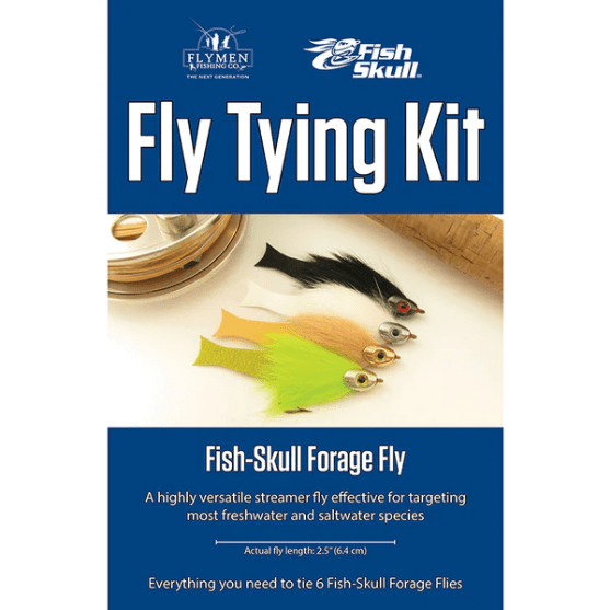 Flymen Fishing Company - Fish - Skull Forage Fly Tying Kit - Feather Craft Fly Fishing