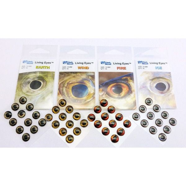 Flymen Fishing Company - Fish Skull Living Eyes - Feather Craft Fly Fishing