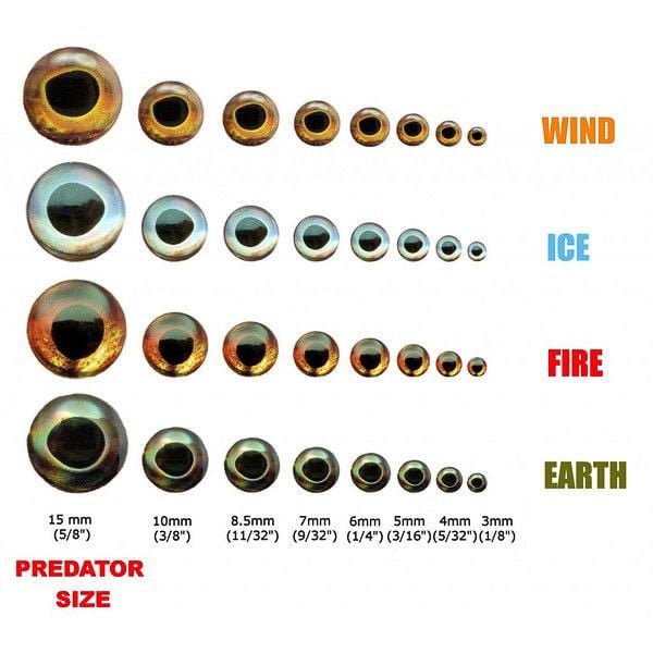 Flymen Fishing Company - Fish Skull Living Eyes - Feather Craft Fly Fishing