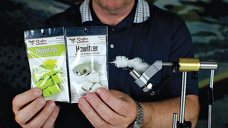 Flymen Fishing Company - Fish Skull Surface Seducer Howitzer Baitfish Popper Heads - Feather Craft Fly Fishing