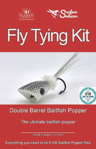 Flymen Fishing Company - Flymen Double Barrel Baitfish Popper Kit - Feather Craft Fly Fishing