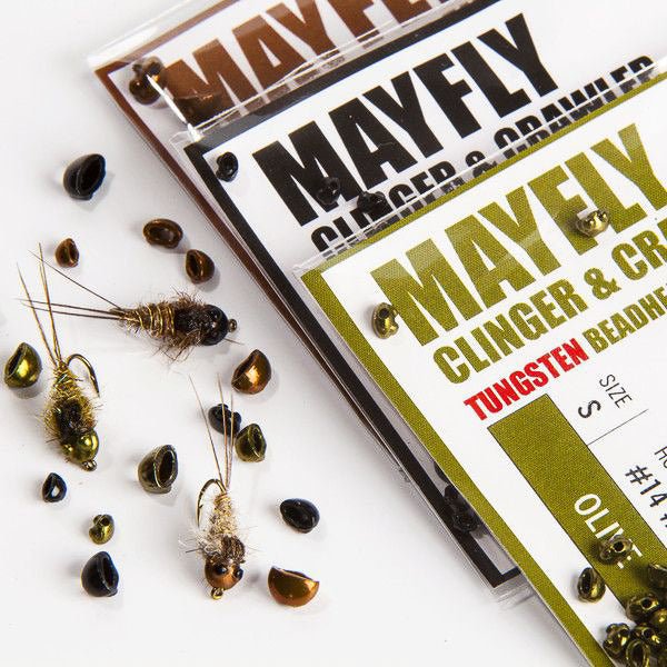 Flymen Fishing Company - Nymph Head Evolution "Mayfly Clingers & Crawlers" Tungsten Bead Heads - Feather Craft Fly Fishing