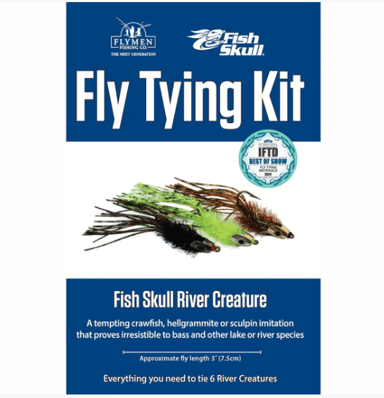 Flymen Fishing Company - River Creature Fly Tying Kit - Feather Craft Fly Fishing
