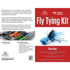 Flymen Fishing Company - Surface Seducer Double Barrel Bass Popper Fly Tying Kit - Feather Craft Fly Fishing