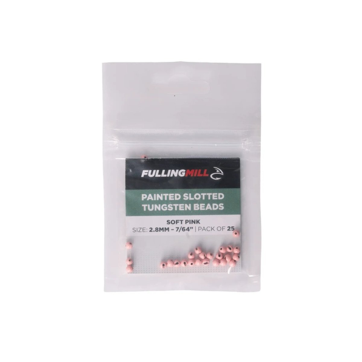 Fulling Mill - Fulling Mill Colored Slotted Tungsten Beads - 25 Pack - Feather Craft Fly Fishing