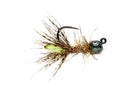 Fulling Mill - Peeping Caddis Jig Burnt Green - Feather Craft Fly Fishing