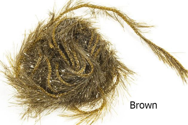 Hareline Dubbin - 100% Trilobal Krystal Hackle - Feather Craft Fly Fishing