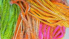 Hareline Dubbin - 1/4" Tiger Barred Rabbit Strips - Feather Craft Fly Fishing