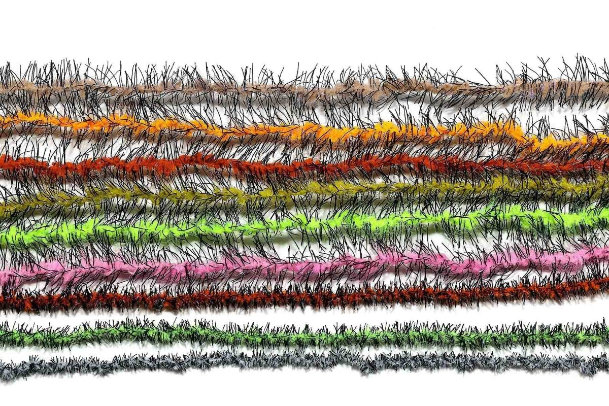 Hareline Dubbin - Black Legged Squishenille - Feather Craft Fly Fishing