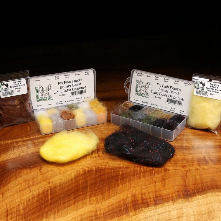 Hareline Dubbin - Bruiser Blend Dubbing - Feather Craft Fly Fishing