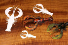 Hareline Dubbin - Cohens Creature Crayfish - Feather Craft Fly Fishing