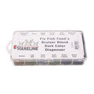 Hareline Dubbin - Fly Fish Food Bruiser Blend Dark Colors Dispenser - Feather Craft Fly Fishing